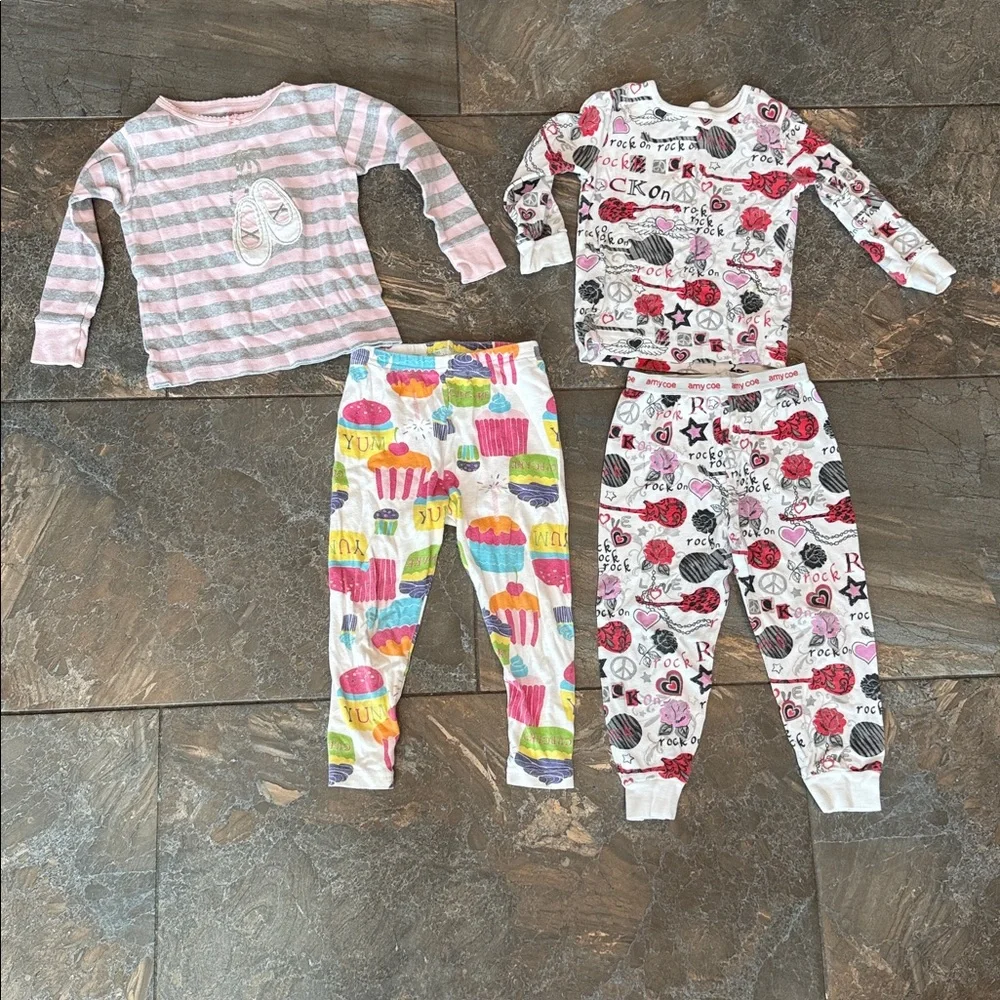 34 Piece 24 month Girls' Mixed Clothes Lot - Bright Multi-Color Sets